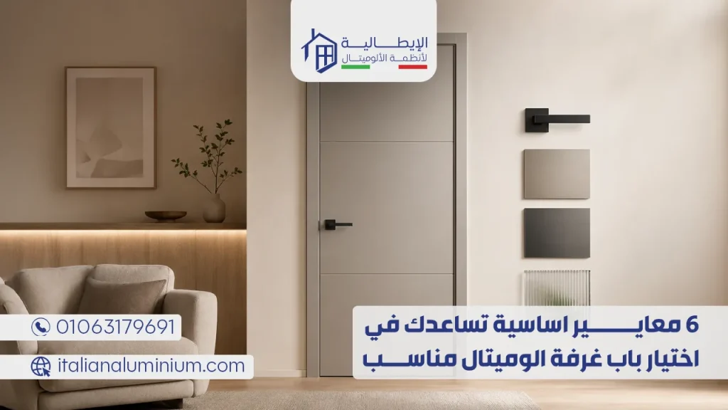 6 معايير اساسية تساعدك في اختيار باب غرفة الوميتال مناسب