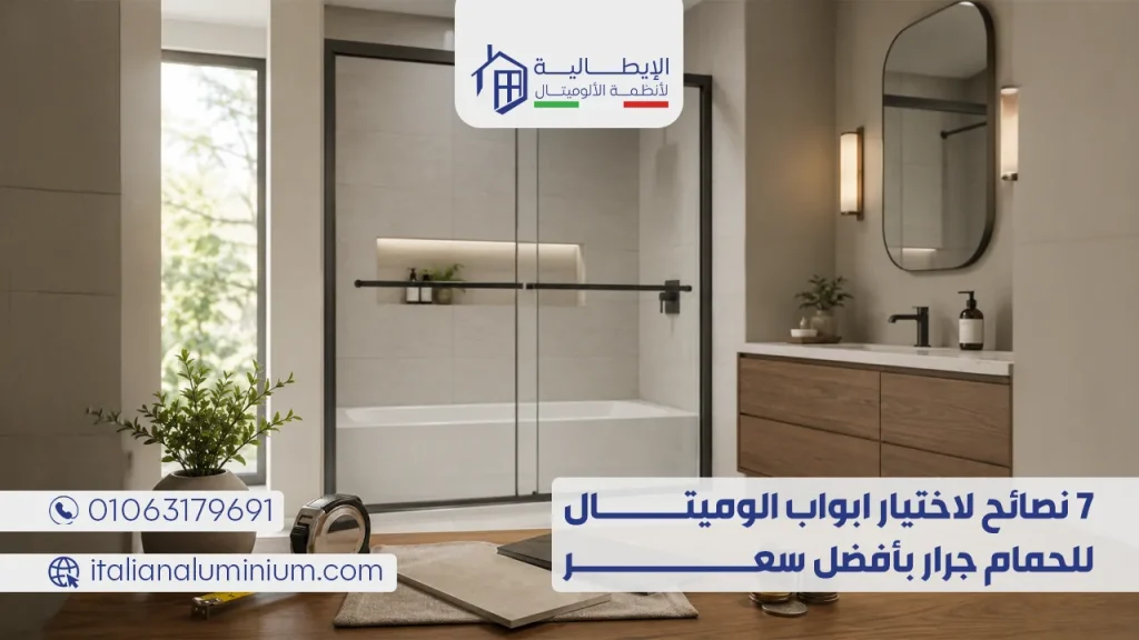 7 نصائح لاختيار ابواب الوميتال للحمام جرار بأفضل سعر