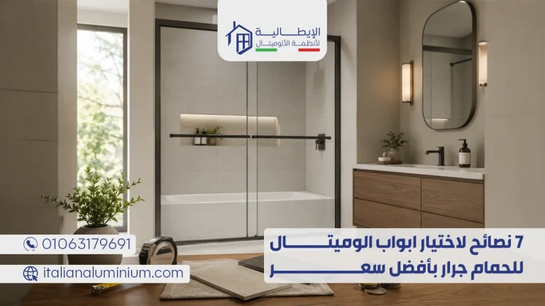 7 نصائح لاختيار ابواب الوميتال للحمام جرار بأفضل سعر