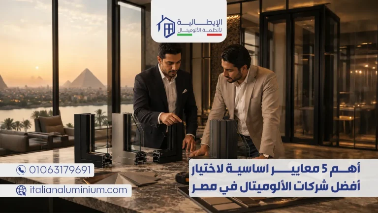 أهم 5 معايير اساسية لاختيار أفضل شركات الألوميتال في مصر