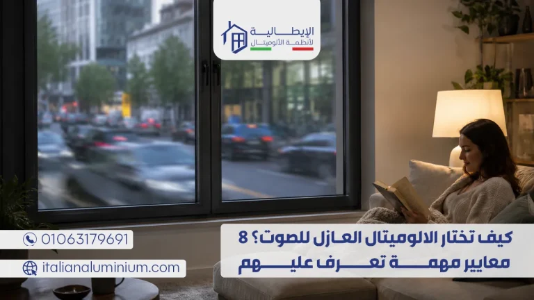 كيف تختار الالوميتال العازل للصوت؟ 8 معايير مهمة تعرف عليهم