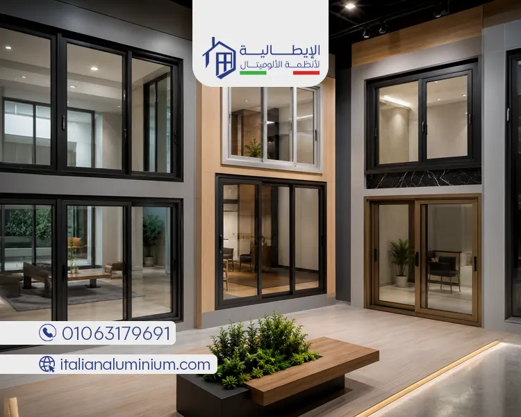 ما المقاسات الأنسب عند تصميم شباك الوميتال جرار للمطابخ والحمامات؟