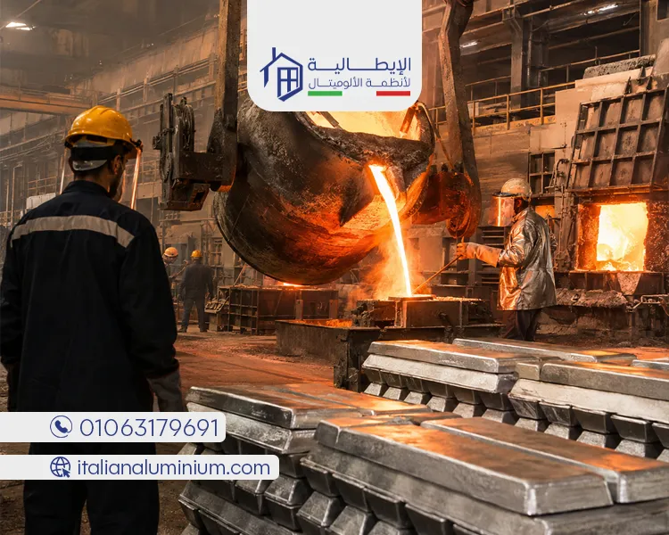 ما هي المواصفات الفنية لقضبان الألومنيوم المستخدمة في سحب قطاعات الألوميتال؟