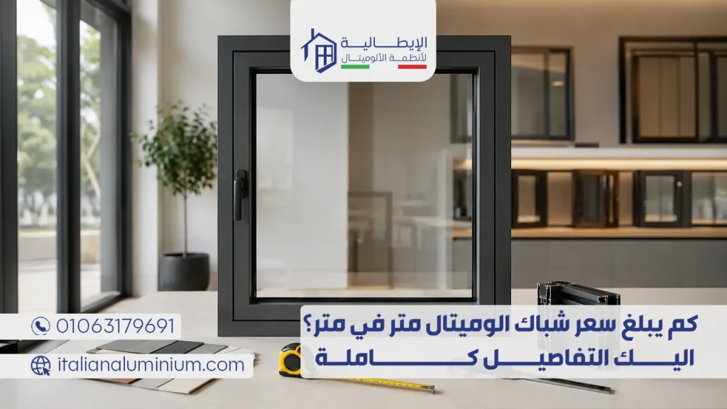 كم يبلغ سعر شباك الوميتال متر في متر اليك التفاصيل كاملة
