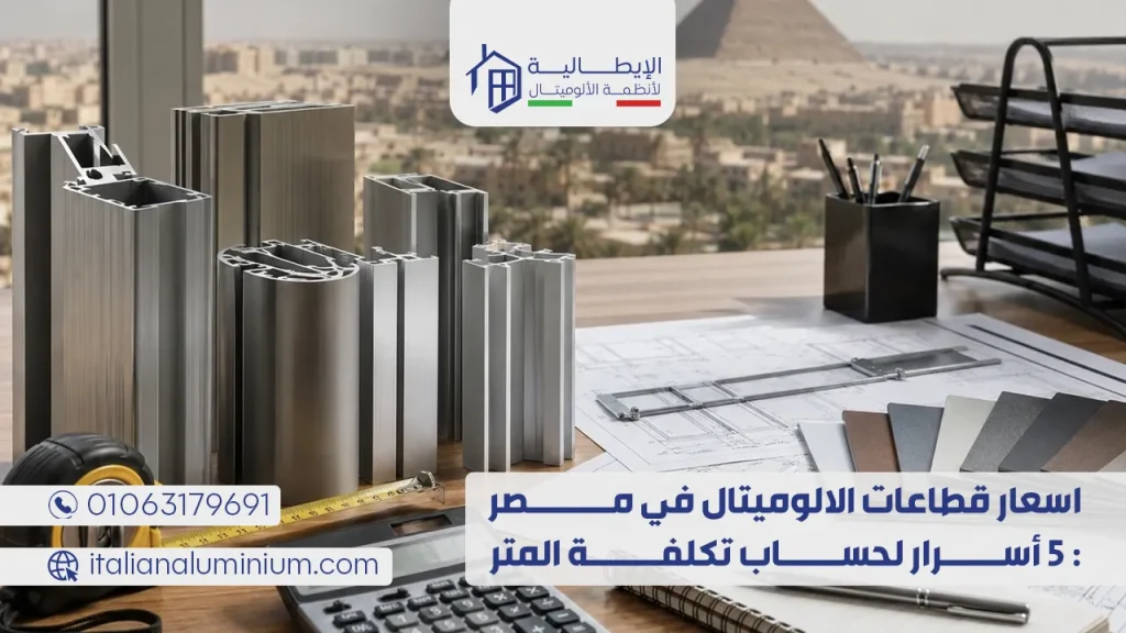 اسعار قطاعات الالوميتال في مصر: 5 أسرار لحساب تكلفة المتر