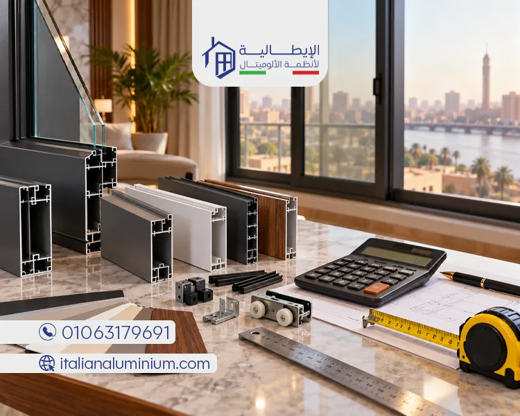 ما هي العوامل الخفية التي ترفع تكلفة شباك الألوميتال النهائي؟